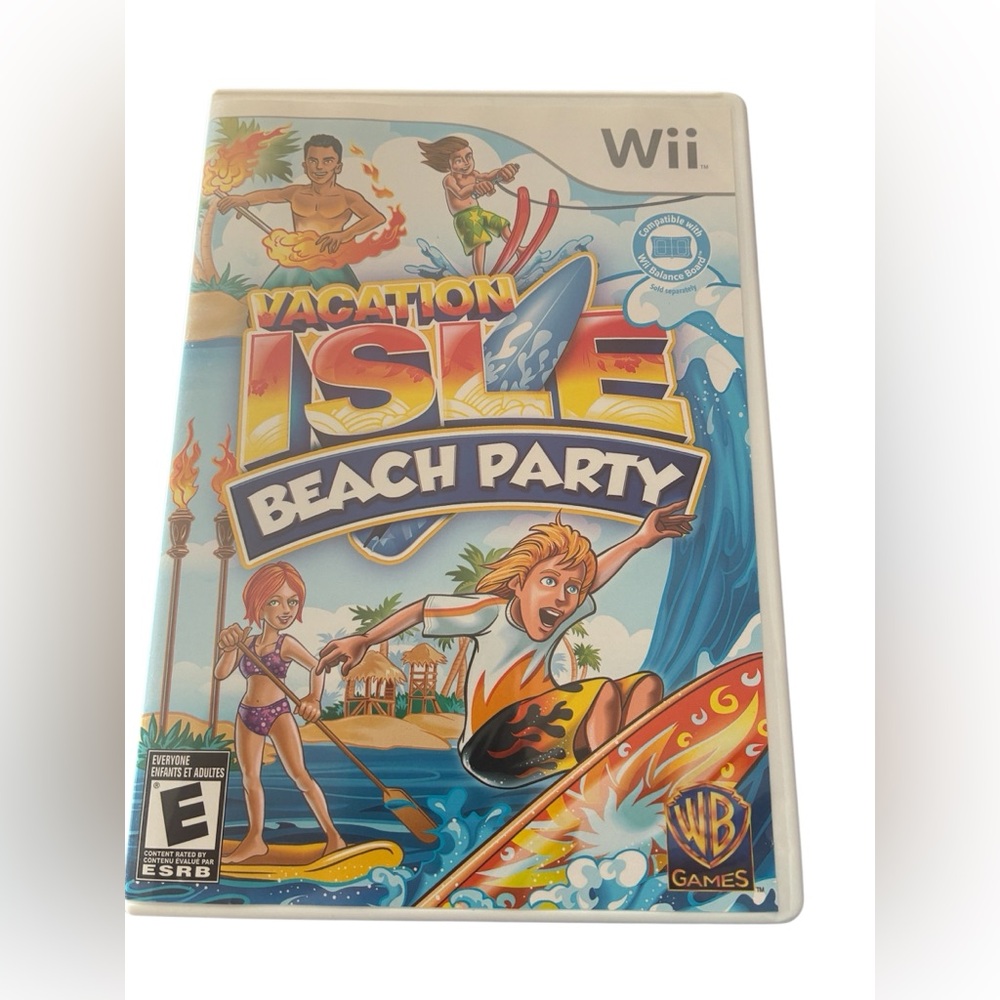 Vacation Isle Beach Party (Nintendo Wii) w/ Manual Tested